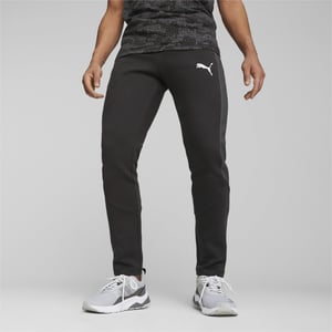 Mens Evostripe Drycell Sweatpants Tracksuit Bottoms in Black