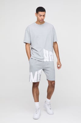 Oversized Homme T-Shirt and Short Set