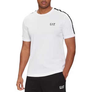 EA7 Emporio Armani Mens 3DPT35 PJ02Z Tape Logo T-Shirt Griffin Casuaul Tee