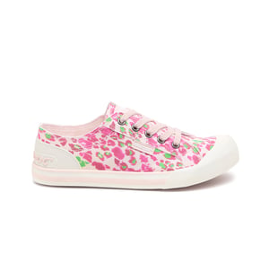 Rocket Dog Jazzin Snap Dames Canvas Sneakers Roze Multi