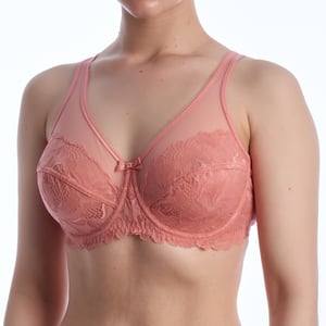 Generous 008H4 Dames Micro Tulle Beha met Ondersteuning
