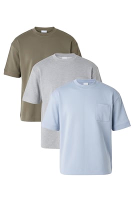 Blue Heavy Duty T-Shirt With Chest Pocket