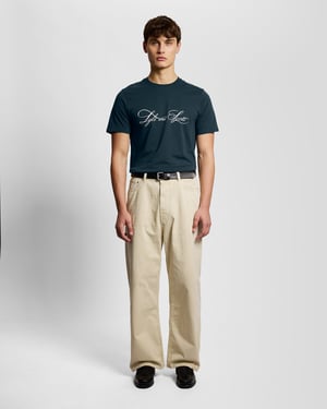 Superfine Grafisch T-Shirt in Zwart