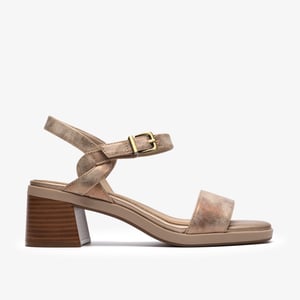 Jaylan Ray Bronze Metallic Sandals