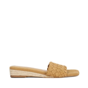 Dune Ladies Kea - Woven Raffia Wedge Mules