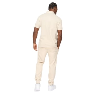 Crosshatch Herr Preece Polo Tröja (Ljus Sten)