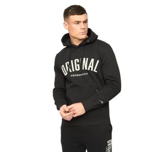Crosshatch Heren Kensby Hoodie (Zwart)