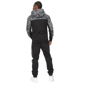 Crosshatch Heren Branton Volledige Ritssluiting Hoodie (Zwart)