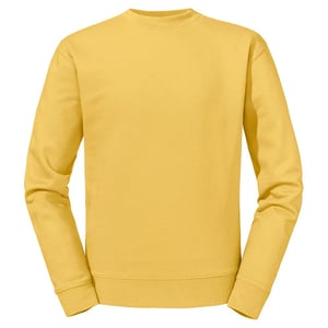 Russell Heren Authentiek Effen Sweatshirt (Mosterd)