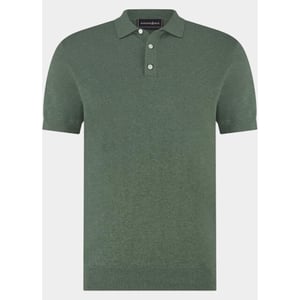 Scotland Blue Polo heren pince knitted polo ss spe26106pi08sb/3017