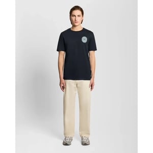Lyle and Scott Ts2403v borders label graphic dark navy z271 t-shirt fancy