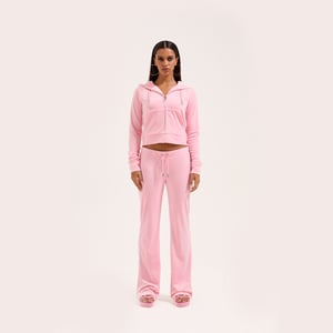 Juicy Couture Christine classic velour low rise pant