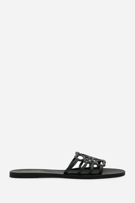 Wheres That From Womens Emiliana Cut Out Jelly Flat Sandals