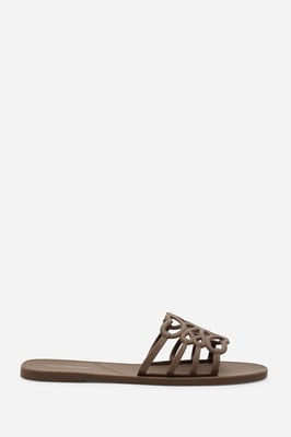 Wheres That From Womens Emiliana Cut Out Jelly Flat Sandals