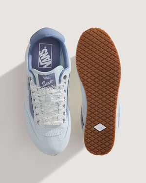 Vans Super Lowpro Mocka Kvinnor Blå Sneakers