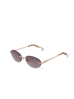 Furla Solglasögon Glansig Full Beige