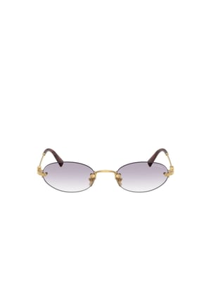 Miu Miu Sunglasses Purple Gradient/Gold