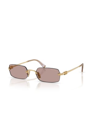 Miu Miu Solglasögon Lila/Guld