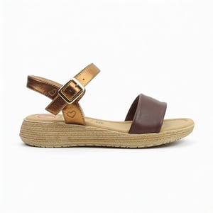Heavenly Feet Sara Womens Platform Sandals Chocolate Bronze