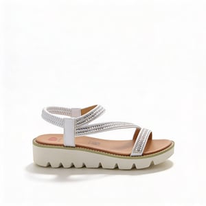 Heavenly Feet Fresco Womens Slingback Sandals White