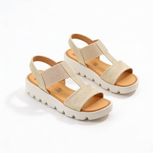 Heavenly Feet Ritz Shimmer Womens Slingback Sandals Beige/gold