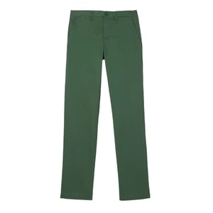 Lacoste Katoenen stretch slim heren chino (Donkergroen)