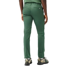 Lacoste Katoenen stretch slim heren chino (Donkergroen)