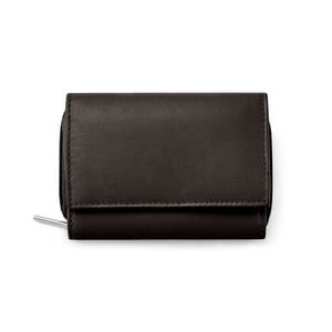 Women’s Genuine Leather RFID Wallet with Card & Coin Pocket in Black