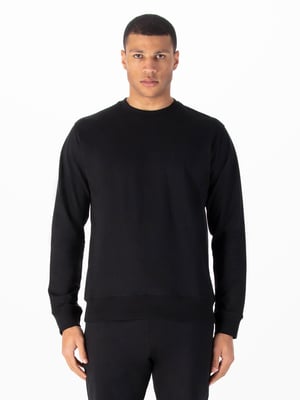 Luke 1977 Mens Conclusion Oversized Sweatshirt in Black