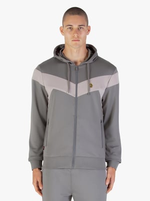 Luke 1977 Mens Baldur Hoodie in Concrete Cement