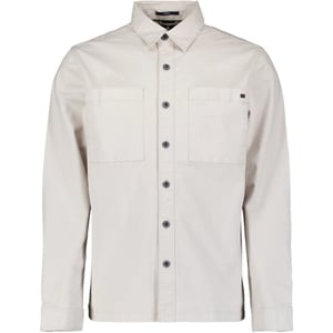 No Excess Overshirt buttons stretch chalk