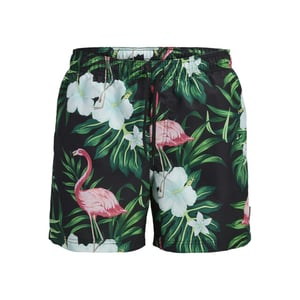 Jack & Jones Jj rebel heren zwemshort jrebhawaii gebloemde flamingo print