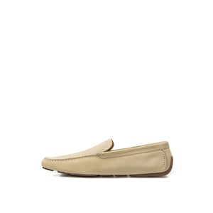 Bally Beige Skinn Mockasin