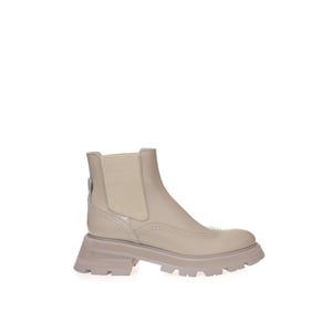 Alexander McQueen Beige Leren Chelsea Boots