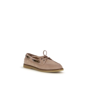 PINKO Beige Kalfskleren Bos Taurus Instapschoenen