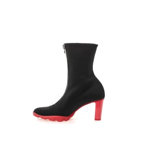 Alexander McQueen Zwarte Neopreen Enkelboots