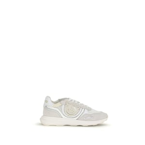 PINKO Witte Kalfskleren Bos Taurus Sport Sneakers