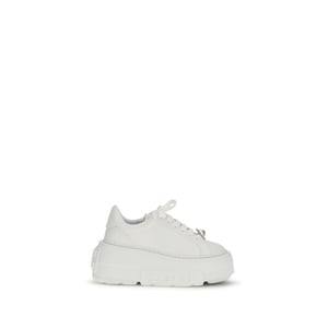 Casadei Vita Kalf Läder Bos Taurus Plattform Sneakers