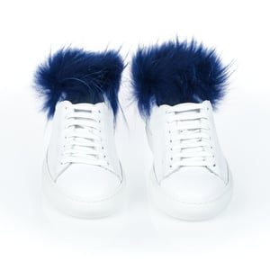 Mr&Mrs Italy Witte Lamsleer Dames Sneaker