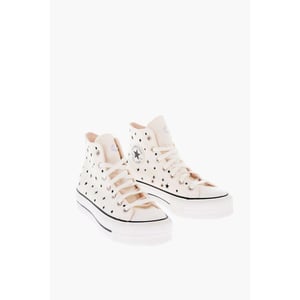 Converse Svart och Vit Canvas Högtoppsskor