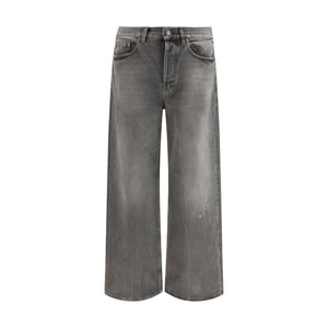 Golden Goose Grijze Katoenen Relaxed Fit Jeans