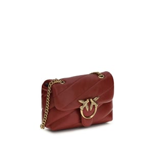 PINKO Bordeaux Kalfslederen Bos Taurus Schoudertas