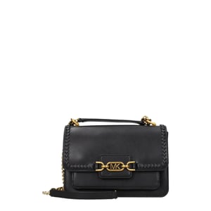 Michael Kors Zwarte Leren Schoudertas