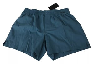 Dolce & Gabbana Blå Bomull Regula Boxer Kalsonger