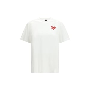 PINKO Witte Katoenen T-Shirt