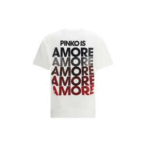 PINKO Witte Katoenen T-Shirt