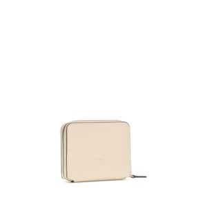 PINKO Beige Kalfsleren Bos Taurus Portemonnee