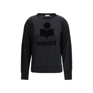 Marant Etoile Zwarte Linnen Sweatshirt
