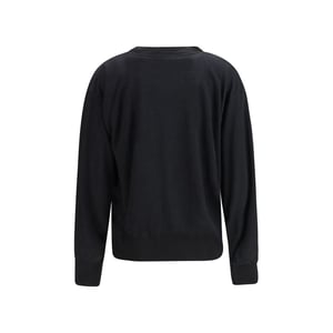Marant Etoile Zwarte Linnen Sweatshirt
