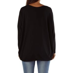 Met svart viskos sweatshirt
